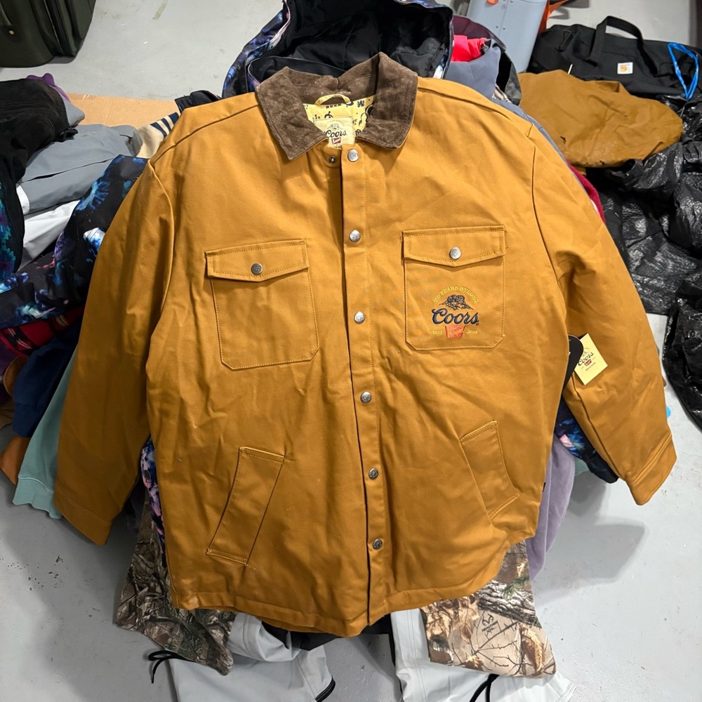 Brixton Mustard and Brown  Jacket